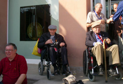 With Jack Jones at the October 2008 anniversary in Stiges, near Barcelona.